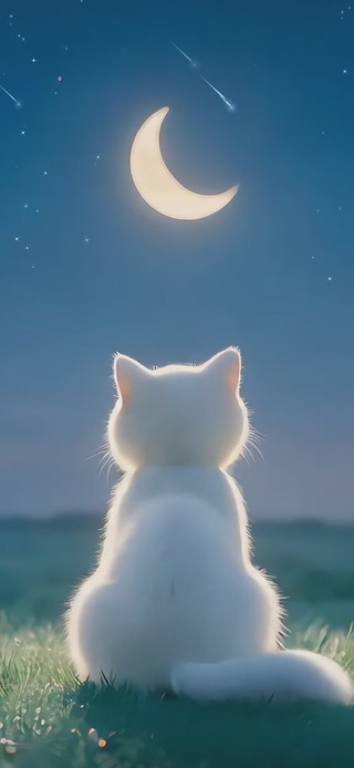 月下小猫