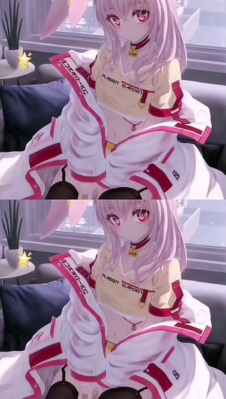 兔耳朵美女