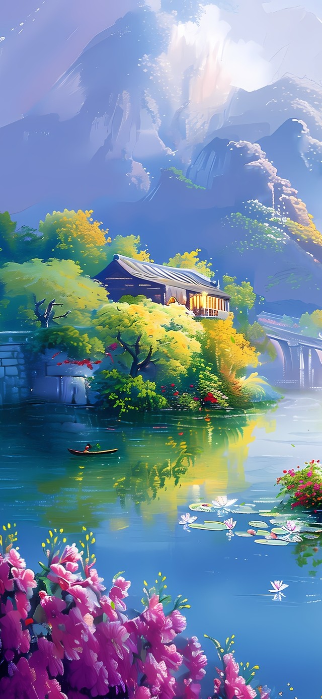门前的河流