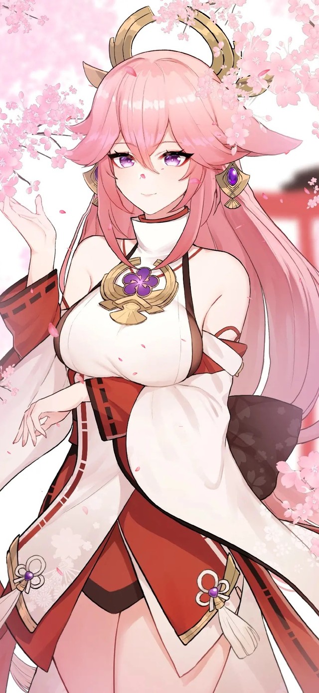 樱花树下的八重神子