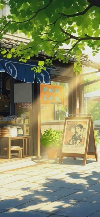 街道幸福甜品店