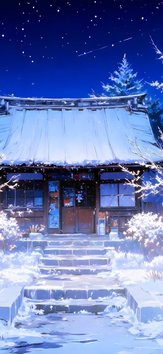 唯美的雪景