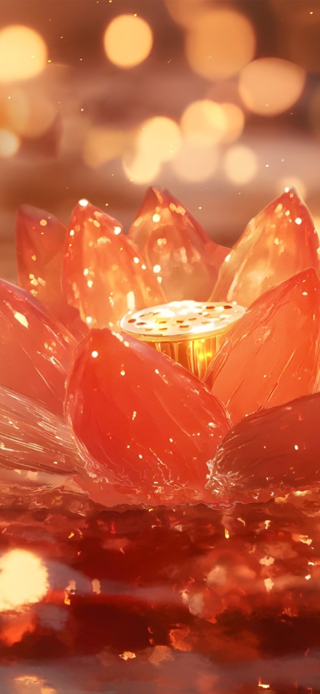 转运招财上上签~流水中的红莲！