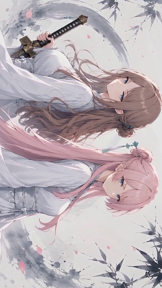 两个女孩