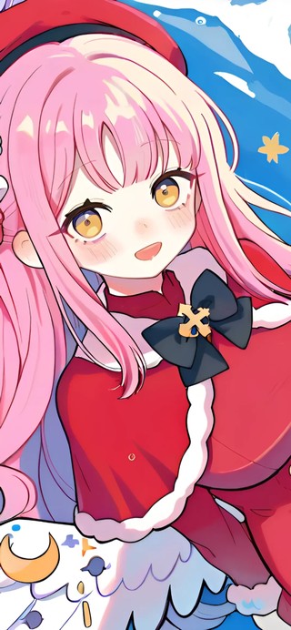 圣园未花（圣诞版）-4k插画