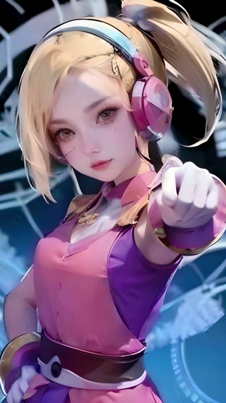 金发小女孩