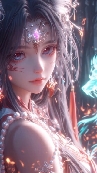 玄幻修仙的动漫古风美女