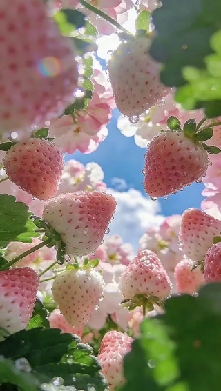 莓落花间