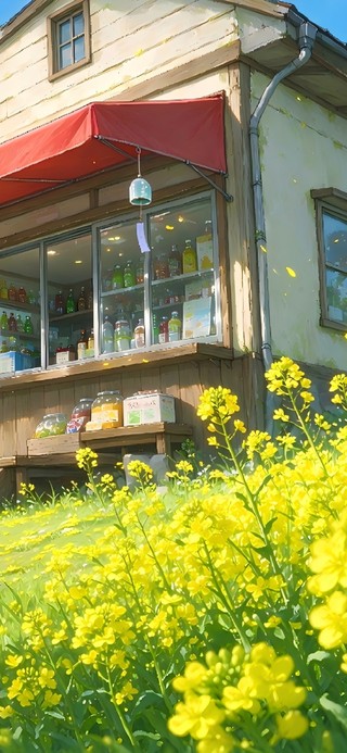 治愈油菜花小景