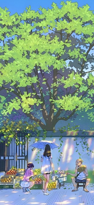 4k夏日水果摊