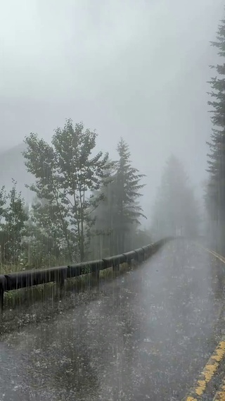 喜欢雨中漫步，喜欢雨中的朦胧美