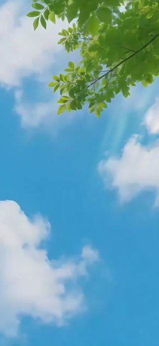 治愈蓝天白云