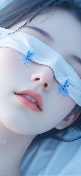 清新蝴蝶美女