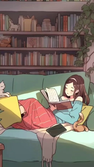 清新的小女孩