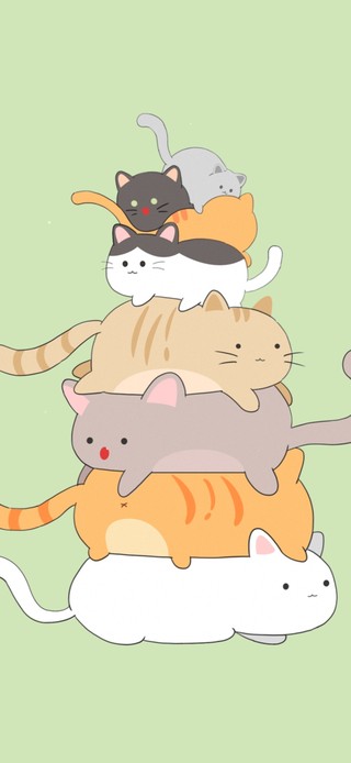 可爱叠猫猫