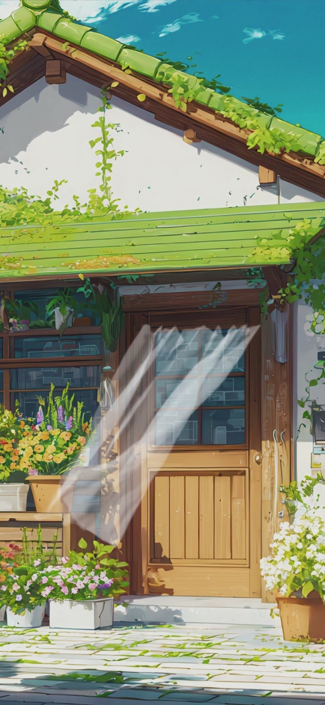 街角的绿意诗篇