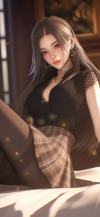 她眉间有淡淡书香