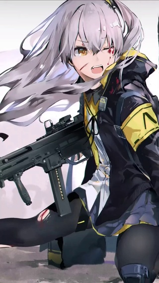 明日方舟机枪战斗少女