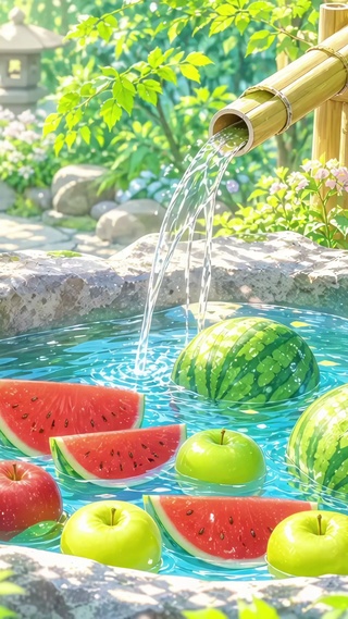 夏日解暑水井