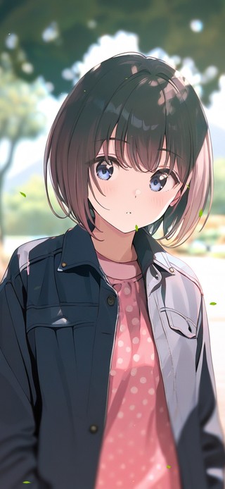 唯美校园少女