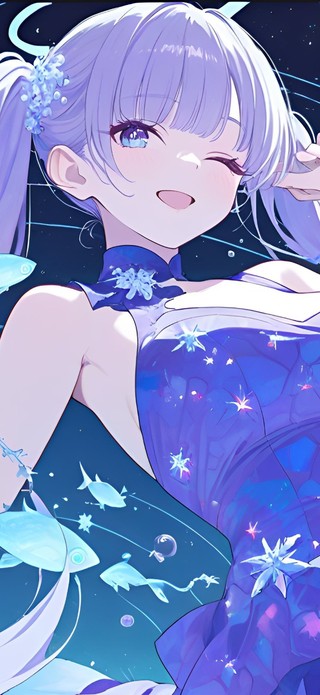 水中少女-调月莉音