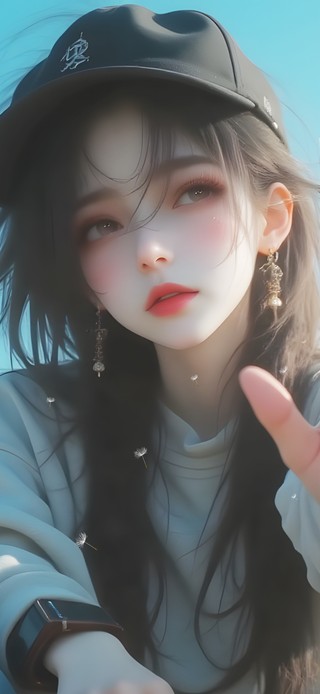 阳光可爱女孩