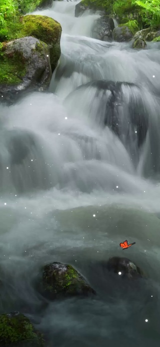 山涧流水