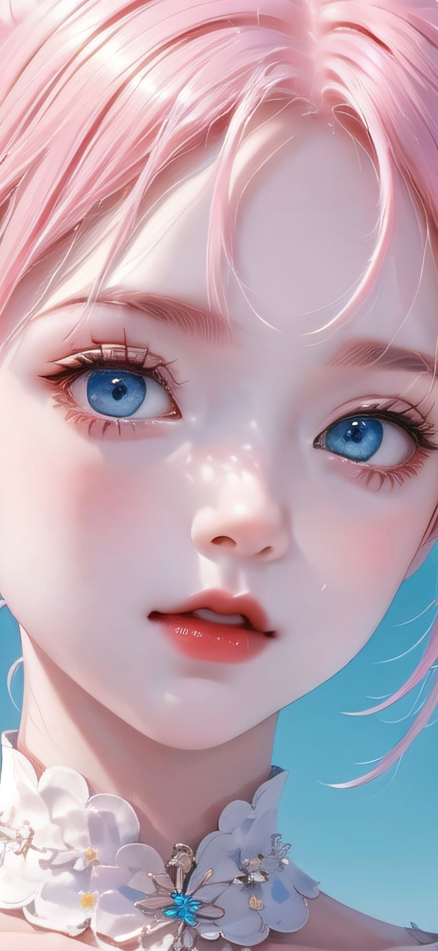 4k可爱樱花女孩