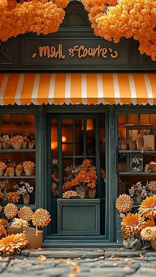 秋季花店