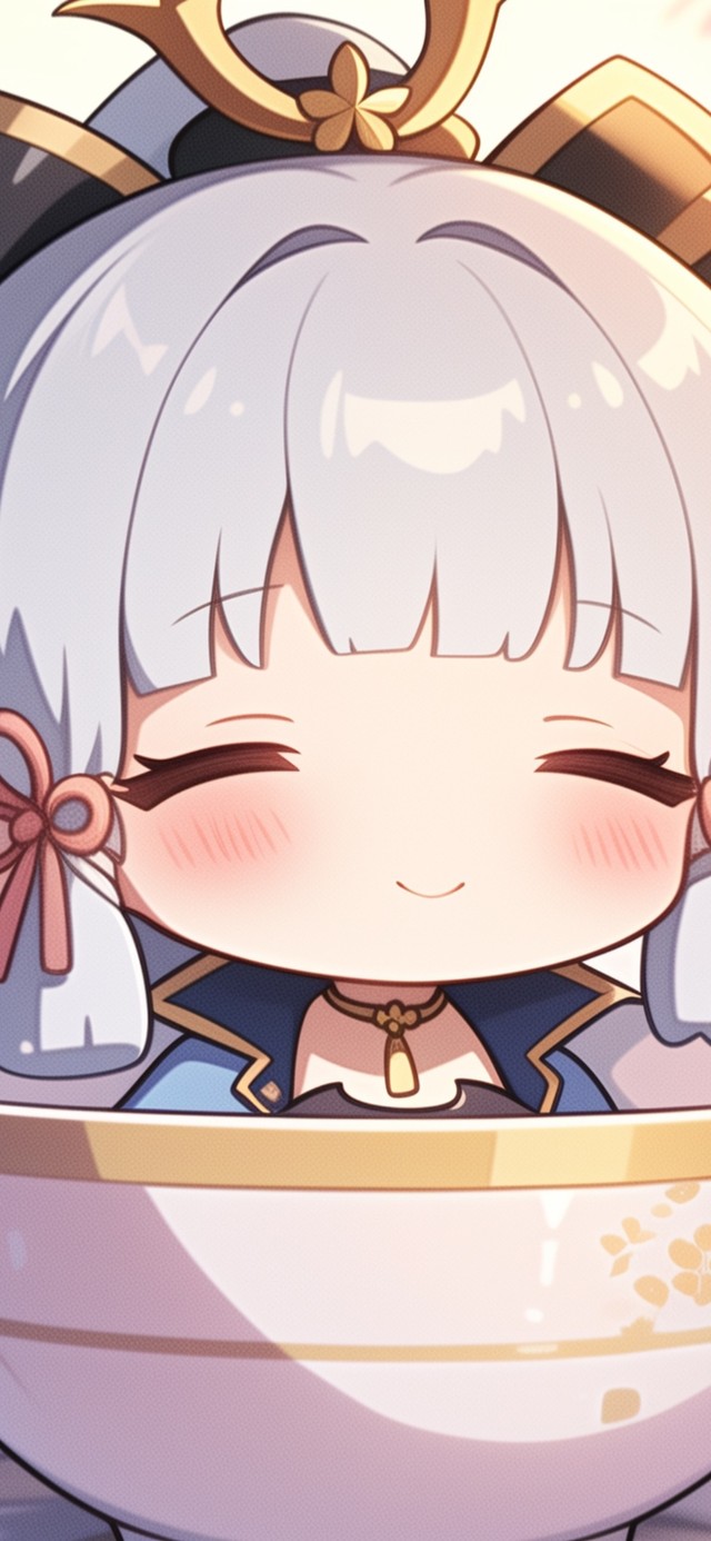 原神壁纸丨神里绫华丨茶杯人丨