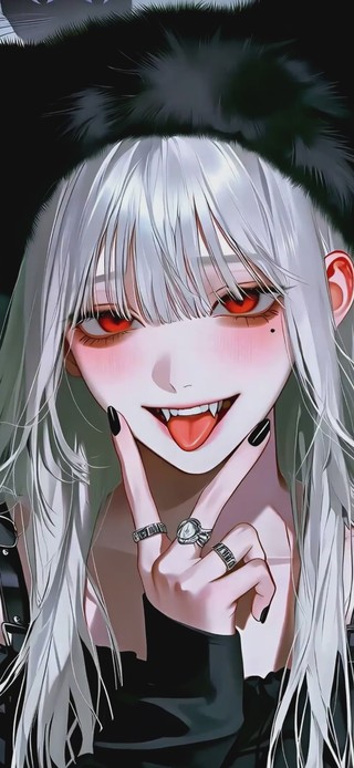 哥特风猫系少女