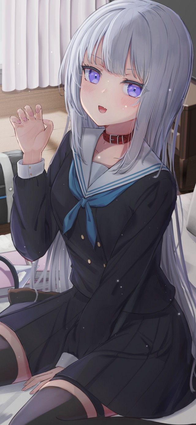 4K黑丝JK海军制服美少女