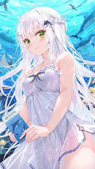 白发海豚少女