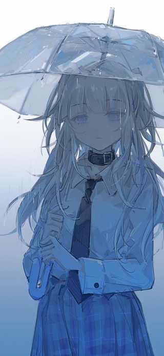 雨中少女