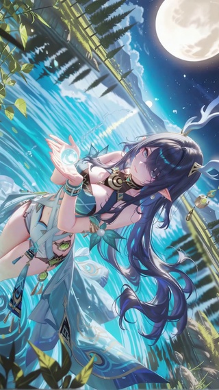 月下水镜菈乌玛