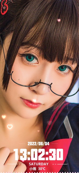 清纯性感制服美女