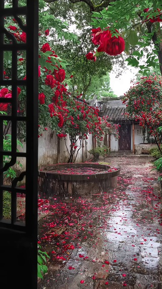 雨中花园