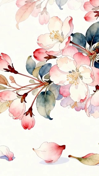 护眼小清新花朵