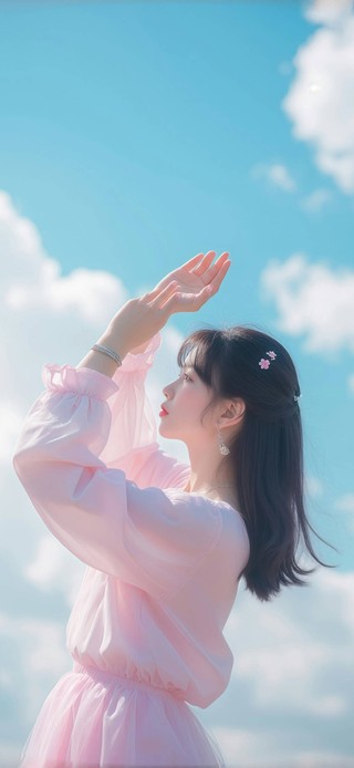 治愈系美女温馨美少女