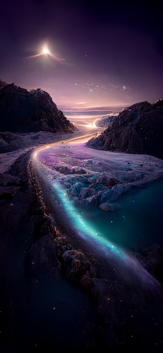 星空下的银河