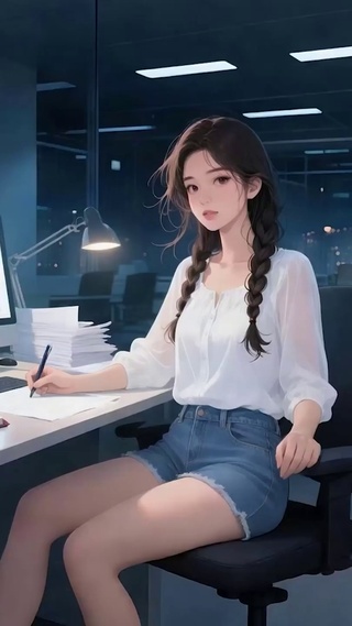 长腿女孩