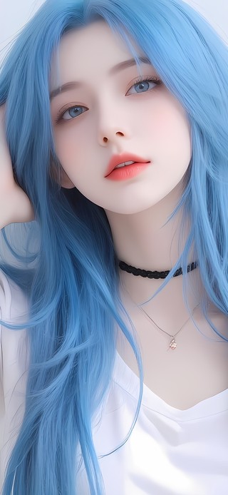 小清新甜美的女孩