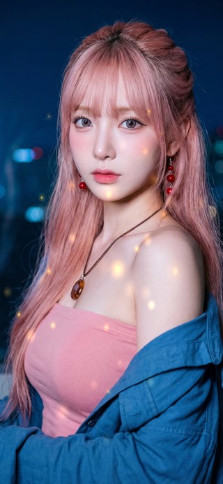 指尖拈花间竟撩起月影的低语