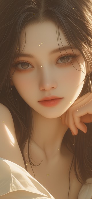 4K夏日休闲慵懒美女 午后11