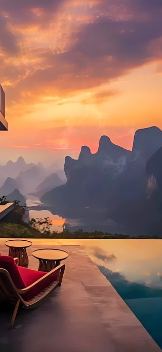 梦幻夕阳