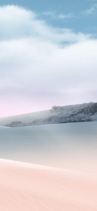 清新唯美沙漠山丘