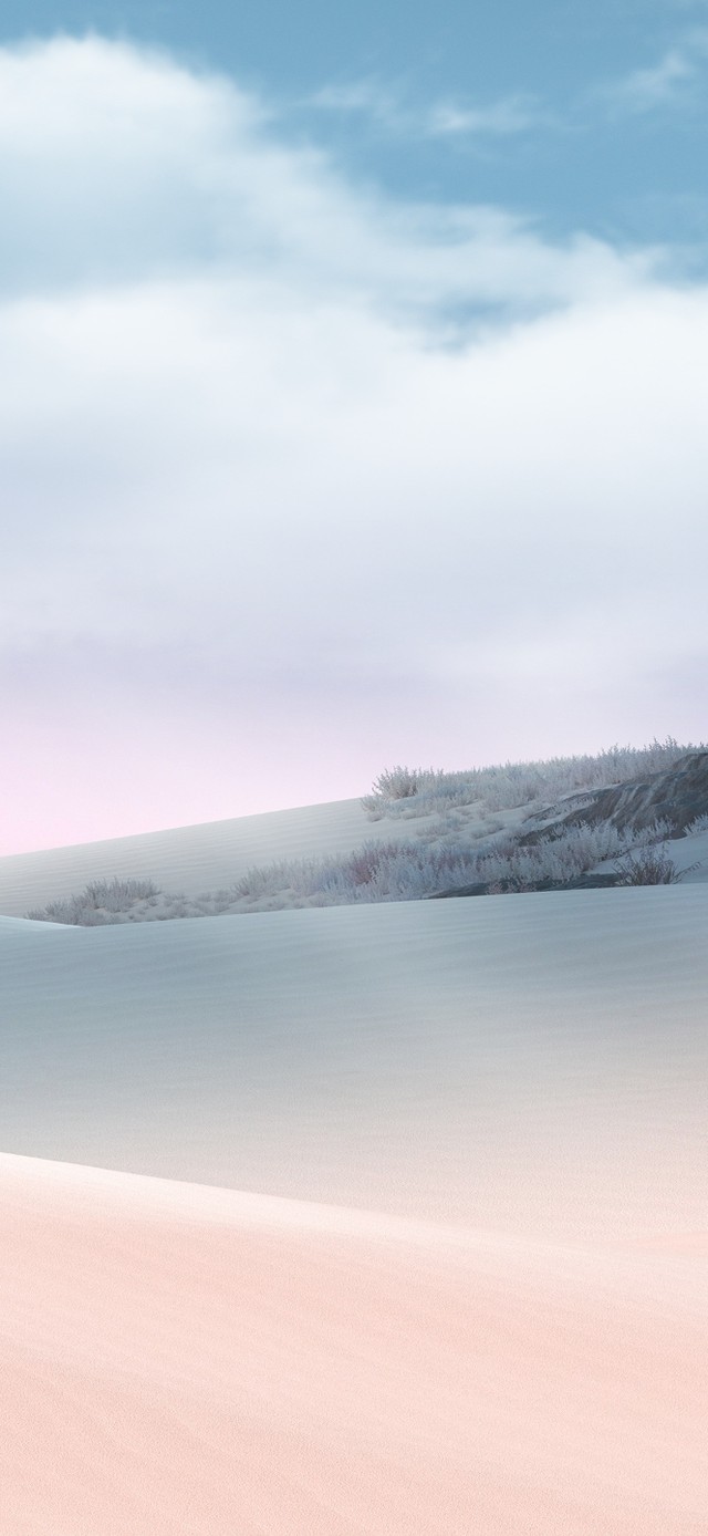 清新唯美沙漠山丘