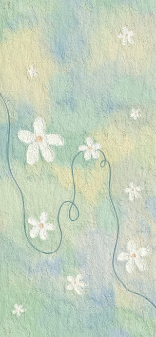 油画风 小百花