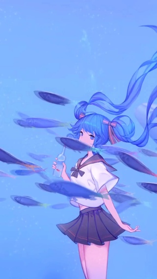 深海少女与鲸