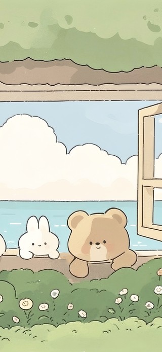 等风来的玻璃窗